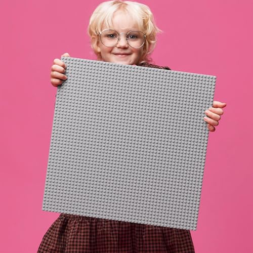 Classic Base Grigia, Tavola per Costruzioni Quadrata con 48x48 Bottoncini, Piattaforma Classica per Mattoncini per Costruire ed Esporre i Modellini, Giochi per Bambini e Bambine da 4 Anni 11024 - Lego - Immagine 5