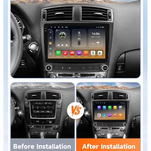 Pantalla de coche multimedia con Android Auto inalámbrico y Bluetooth para Lexus IS 5
