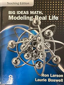 Hardcover Big Ideas Math: Modeling Real Life Grade 8 Teaching Edition Book