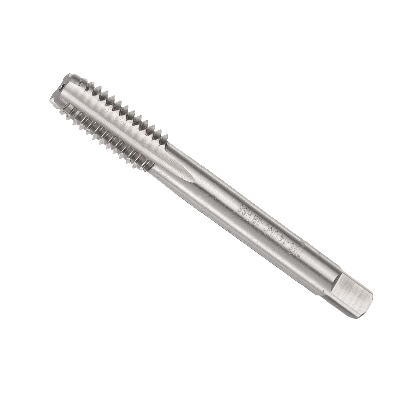 QUARKZMAN 7/16-14 Unc B2 Maschio Filettato a Punta Elicoidale, Utensile per Maschiatura, Maschi per Macchine Acciaio Rapido