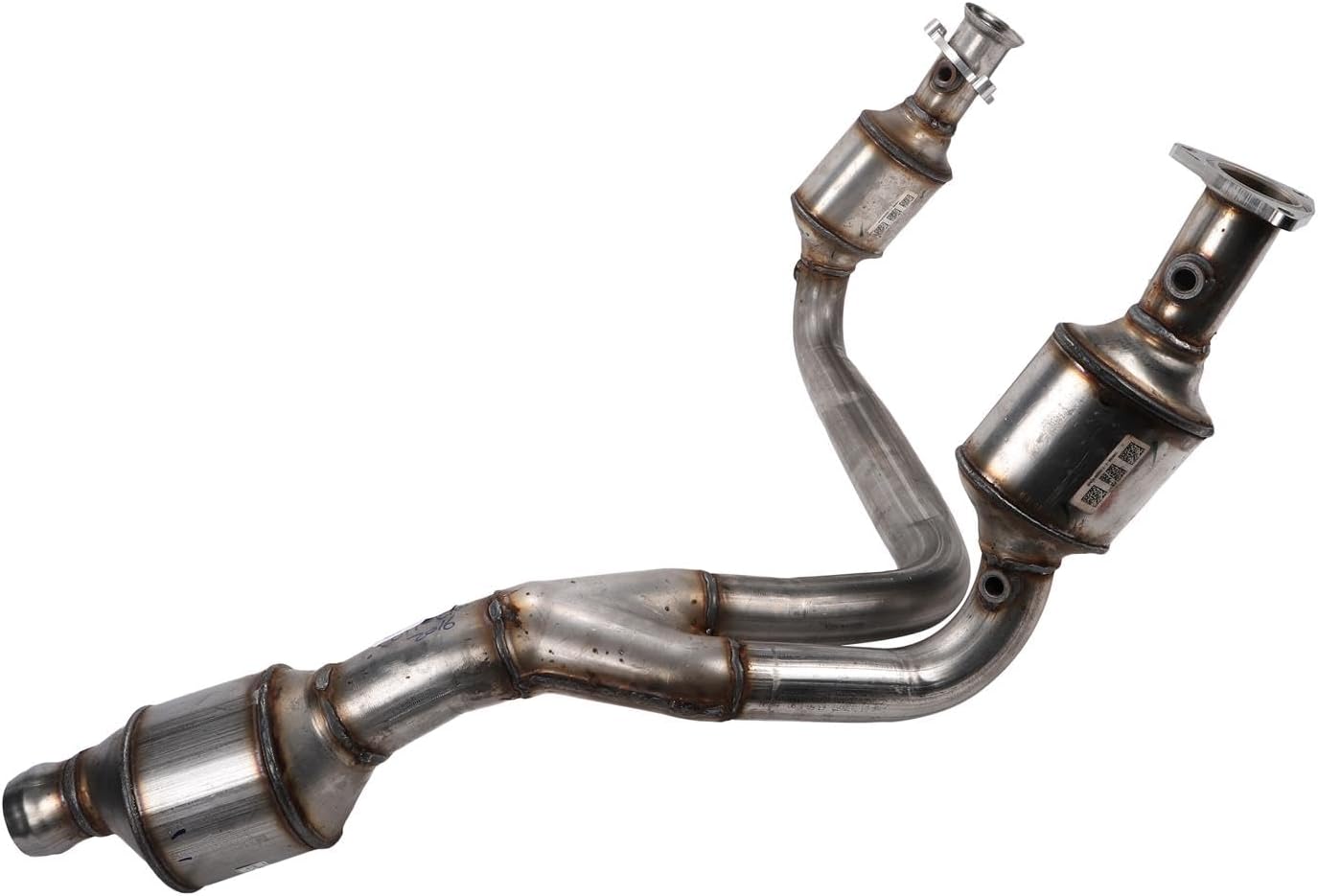 GM Genuine Parts 23462199 3-Way Catalytic Converter with Pipes, Flanges, Bushings, and Label