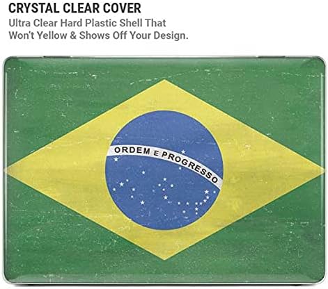 Skinit Case + Skin Compatible with MacBook Air 13in M1 (2021) Originally Designed Brazil Flag Distressed Design