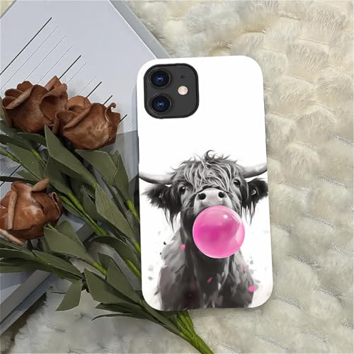 Coque iPhone 11 vache des Highlands idée cadeau originale protection silicone rigide - 6