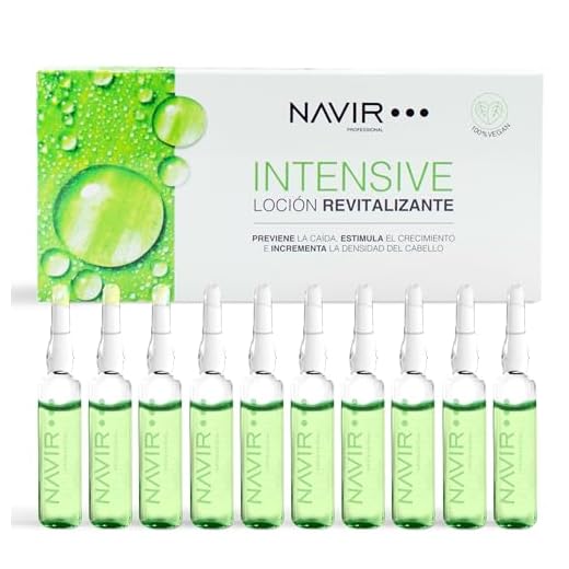 NAVIR Profesional | Ampollas Anticaida del cabello | Tratamiento con Placenta Vegetal | Mujer y Hombre (Ampollas 10 x 10 ml)