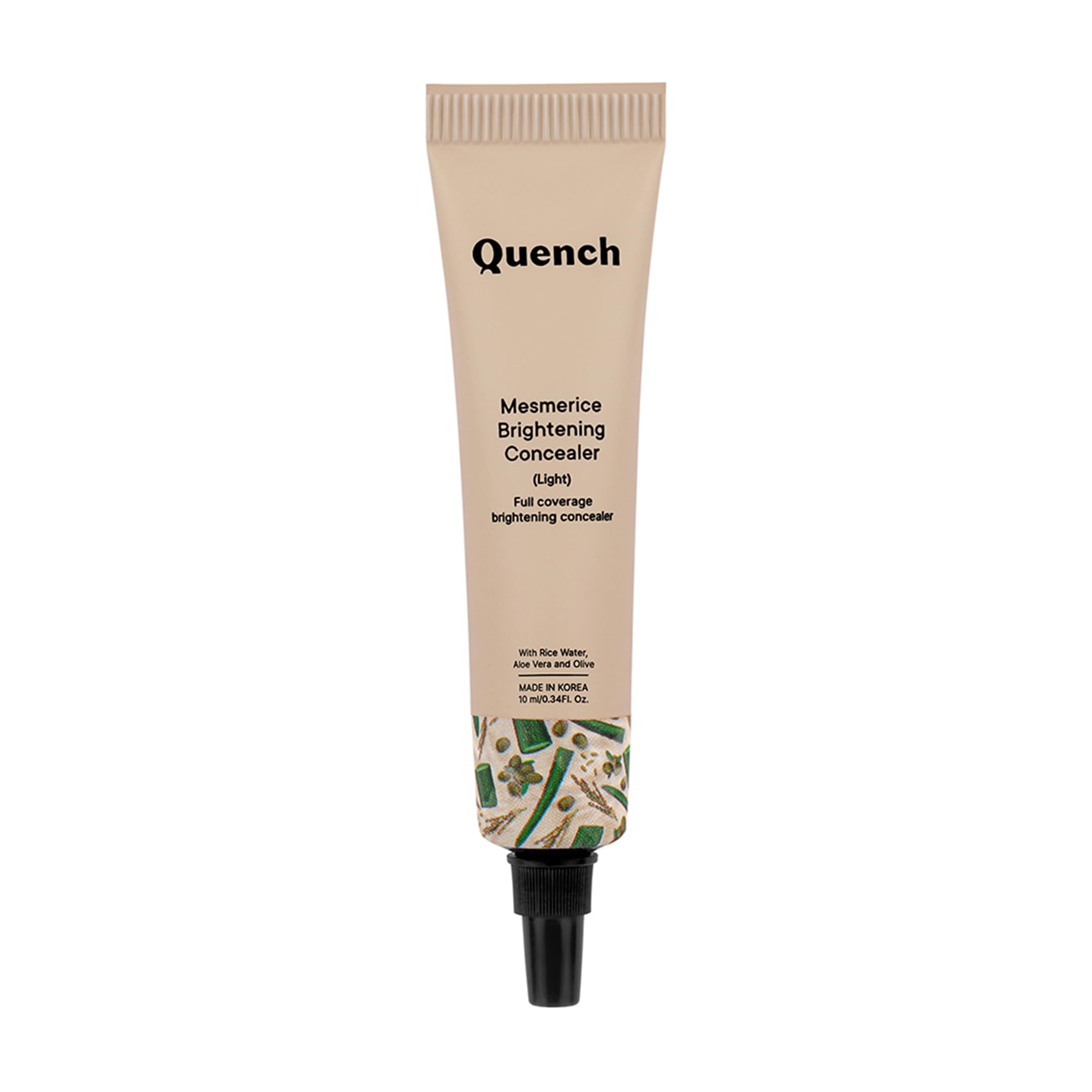 QUENCH BOTANICS Brightening Natural Cream Concealer With Rice Water & Aloe Vera | Conceals Dark Circles & Brightens Under Eyes All Skin | Made In Korea (Light), 10Ml-image-45