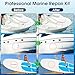 MOSAMNI Marine Fiberglass Repair Kit, Color Matching Gel Coat Repair Kit for Boats, Gelcoat Repair Kit for Fixing Scratches Holes Chips Pit Cracks