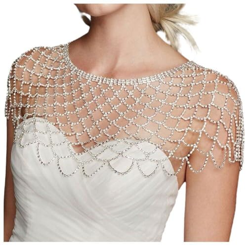 Collier châle d'épaule pour masquer la peau nue et sublimer une robe simple - 2