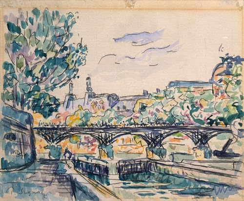 Poster Bord de Seine Paul Signac 60x90cm pour un Salon Ambiance Parisienne