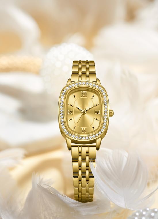 Vintage Women’s Watch Luxury Oval Easy Read Ladies Wrist Watch Quartz Elegant Waterproof Watches Adjustable Strap with Tool - Image 3