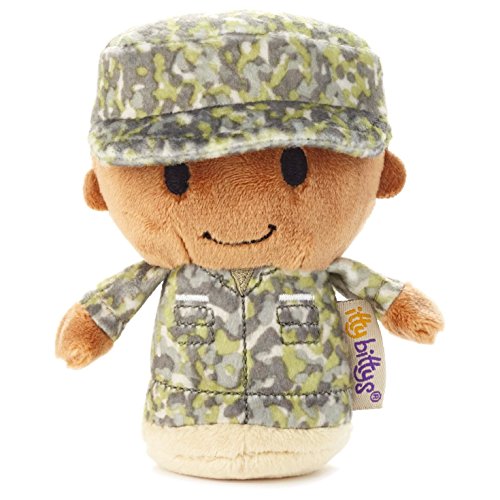 Hallmark Itty Bitty Green Military Camo African-American Boy