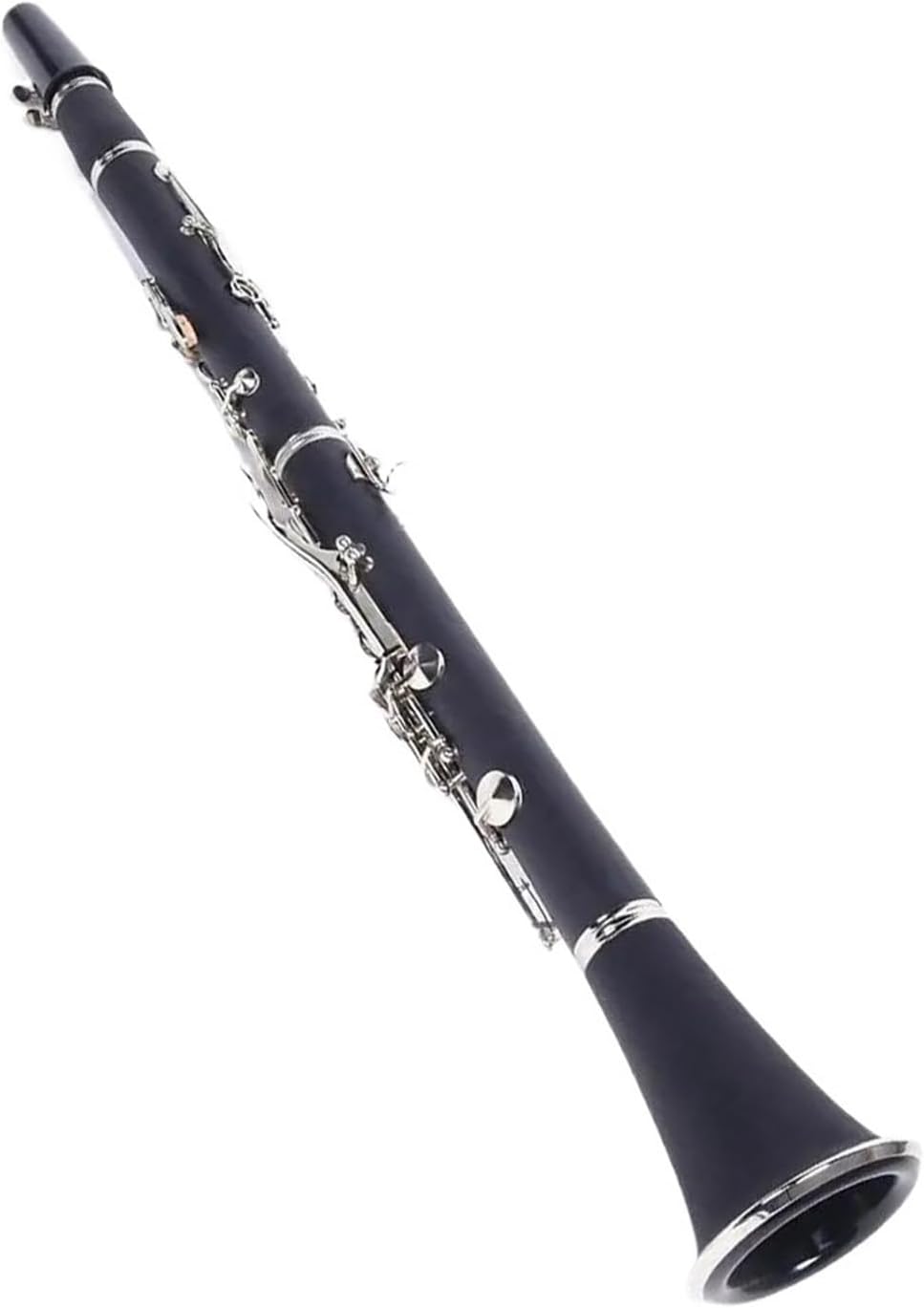 Hard Bakelite Flat B Clarinet Set Case Cleaning Cloth Screw Tool and Lubricant Clarinet