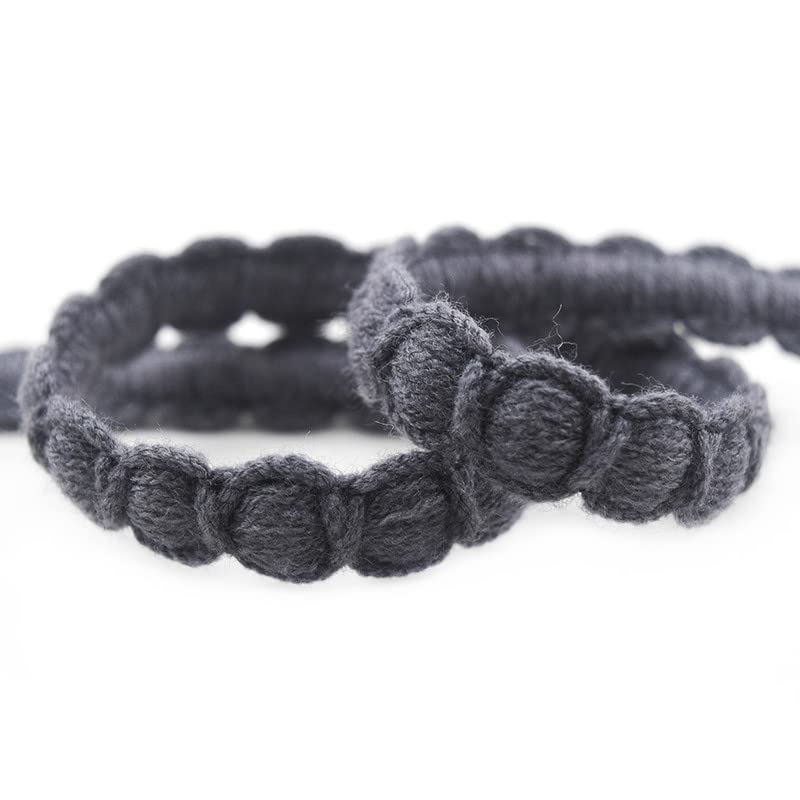 Ripsband für Geschenke, Spitzenbesätze, Makramee-Band, Haarspange, Stirnband, Kleid, Nähen, Handwerk, Anthrazit, Schwarz, 27,7 m
