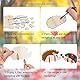 LAMEK 10 Stück Holz Igel Bastelset Kinder Holzbastelset zum Bemalen Herbst Kreativsets zum Basteln mit 2 Pinsel Kreative Kunsthandwerk für Jungen Mädchen Herbstzeit Thanksgiving Day