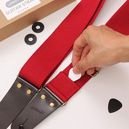 CuisinSmart Sangle de guitare réglable avec médiators boucle antidérapante simple pour guitare acoustique basse - Les Beatles, Paul McCartney, John Lennon, RIngo Starr, George Harrison CuisinSmart Sangle de guitare réglable avec médiators boucle antidérapante simple pour guitare acoustique basse – Image 5