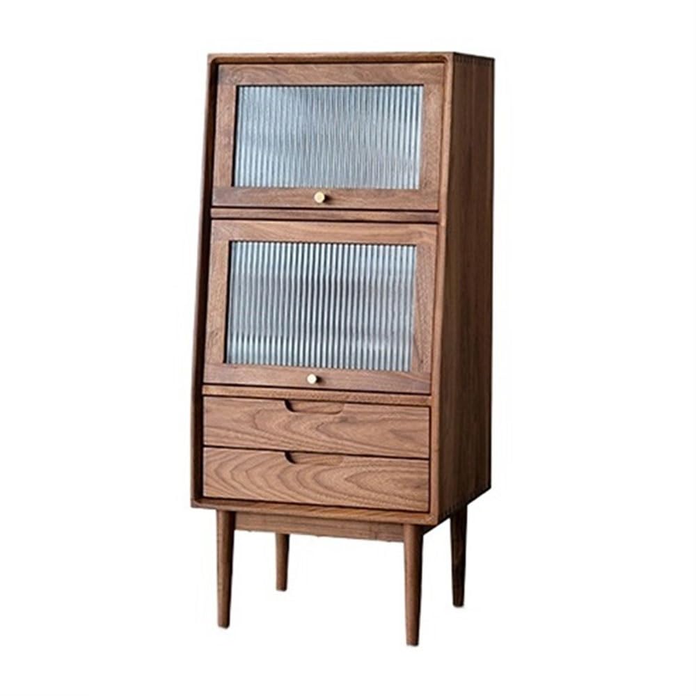 Armadio cucina Credenza TV Mobile da Ingresso in Noce Legno Decorativo stoccaggio