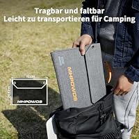 MHPOWOS 80W Tragbares Solarpanel, 19V Faltbares Solarladegerät Outdoor – Ansicht 7