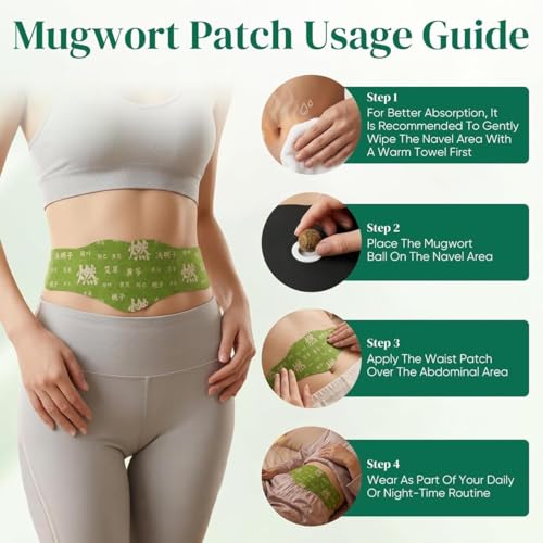 Image of AVNISH Japanese Herbal Balance Patch, Plant-Based Ingredients, Comfortable Adhesive Design, Balance Belly Button Patch Natural Detox & Slimming Waist Sticker Easy Topical Use, 5 Pieces