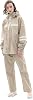 Rainwear Set With Jacket and Pants, Raincoat, Unisex, Rain Suit, Stain Resistant, Cycling, Motorcycling, Scooter, Mountain Climbing, Fishing, Work, School, Rain Gear, Stylish, Large Sizes, S - 4XL, khak, M
