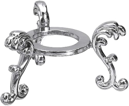 Miniatura 4 de F-ber Pisapapeles de cristal transparente K9 con forma de diamante de 2.362 in con base plateada, adorno de exhibición de vidrio cortado, decoración