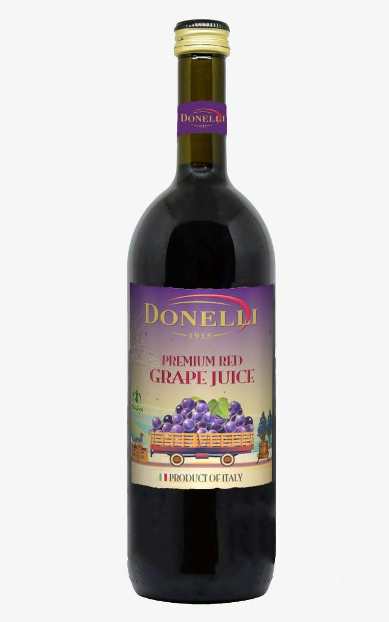 Buy Donelli Premium Non Alcoholic Red Wine, 100 Grape Juice 1 Litre