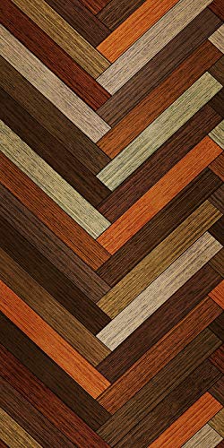 Image of DWELLSINDIA Zig Zag Wooden Self Adhesive Wallpaper Waterproof, Scratch Resistant, Laminated 41cm x 244cm