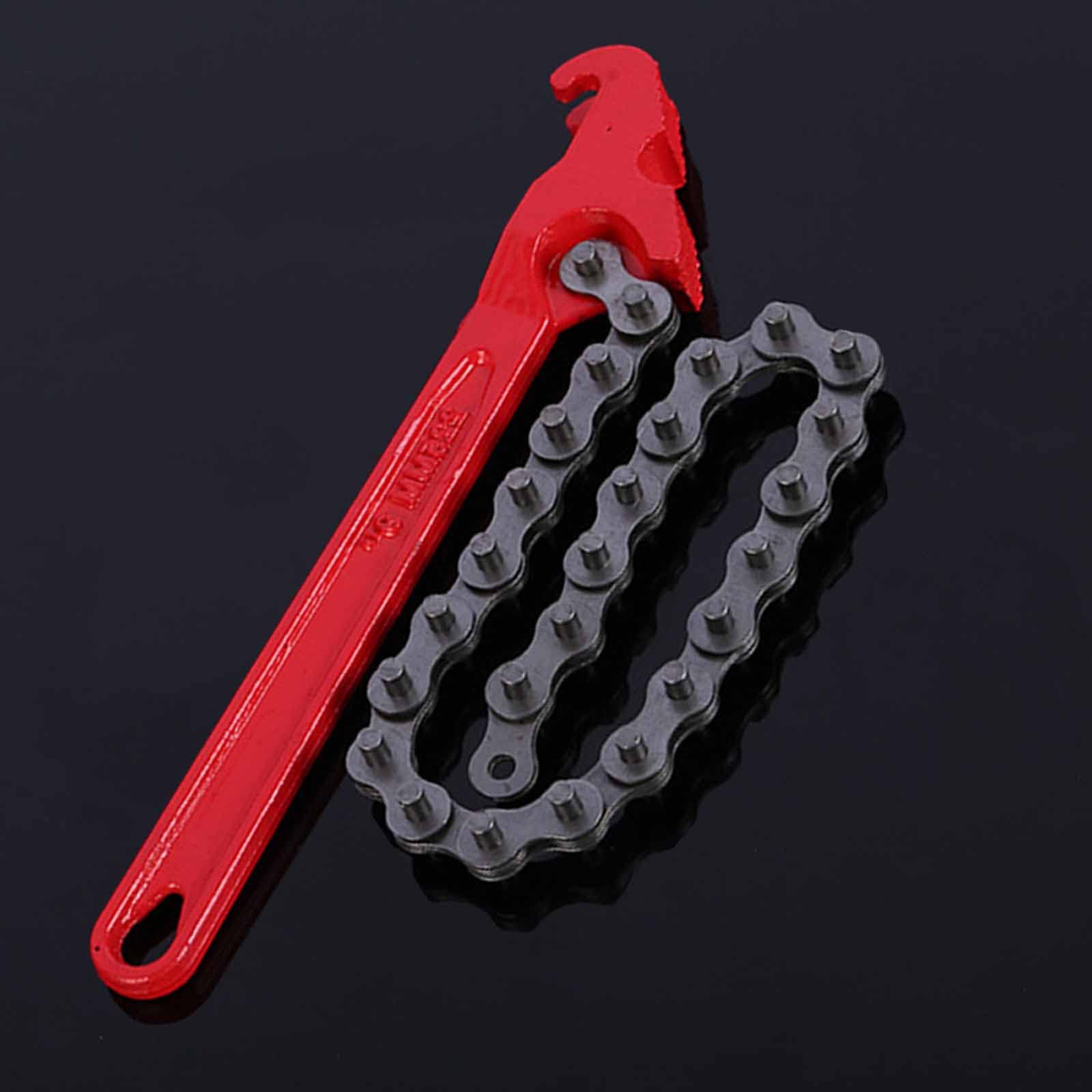 Caylingdee 9 inch Heavy Duty Ratcheting Chain Wrench Adjustable Oil Fuel Filter Wrench Pipe Wrench Multi-Purpose Remover Tool (B0BNXHMZ6Z) Amazon Price History, Amazon Price Tracker