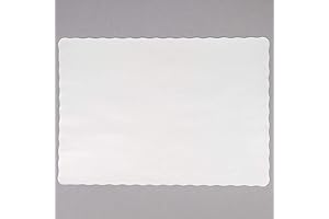 Off-White Placemats for Scalloped Sophistication