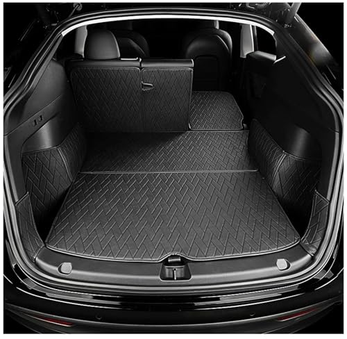 Tapis de coffre pour Tesla Model 3 Highland imperméable voyage famille cuir antidérapant - 2