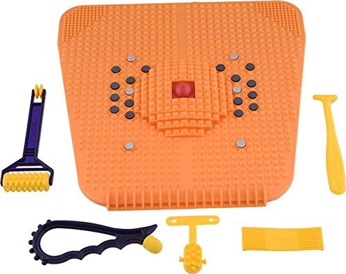 ACi Acupressure Health Care India Power Mat With Magnets And Pyramids For Pain Relief Foot Mat - 4000, Multicolor