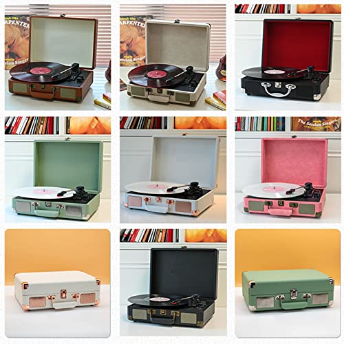 Tourne-Disque Vinyle Bluetooth Audio Salon rétro européen Gramophone Ornement Cadeau d’anniversaire Tourne-Disque de Film américain - Les Beatles, Paul McCartney, John Lennon, RIngo Starr, George Harrison Tourne-Disque Vinyle Bluetooth Audio Salon rétro européen Gramophone Ornement Cadeau d'anniversaire Tourne-Disque de Film américain – Image 6