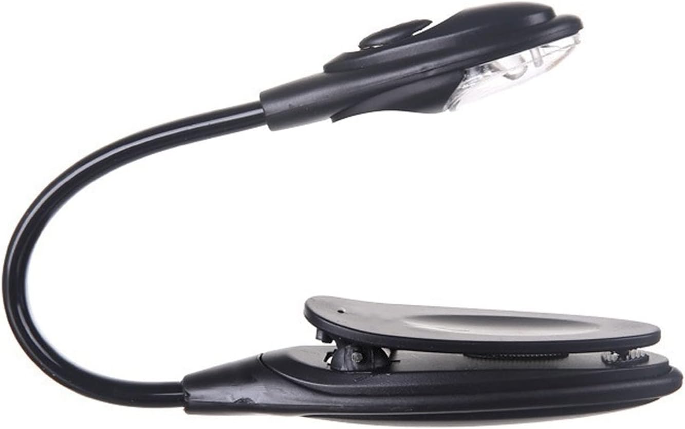 Small Black Table lamp Good Portable Travel Book Convenient Reading Light Mini led lamp Clip booklight Mini Creative Reading lamp led Night Light New