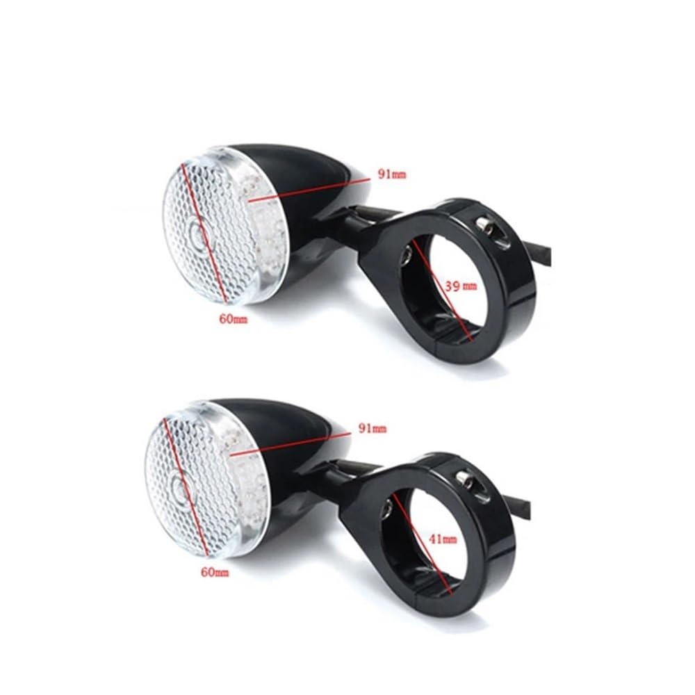 ハーレー用 4 個オートバイフォーククランプ LED ターンライト