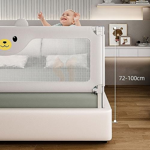 Evita caídas infantiles con la barandilla de cama para niños pequeños King 8