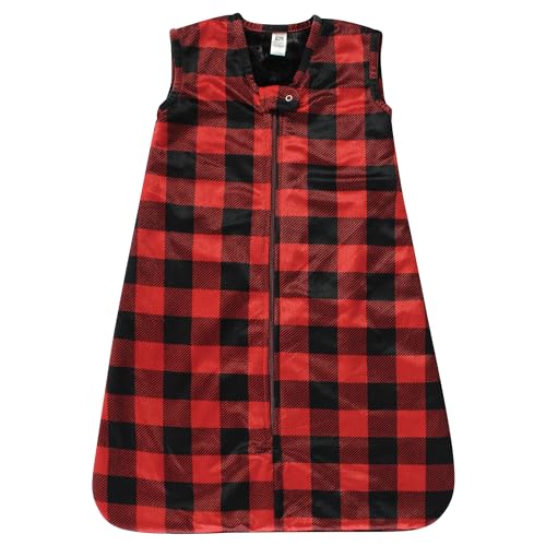 Image of Hudson Baby Infant Girls Long Sleeve Plush Faux Fur Sleeping Bag, Wearable Blanket