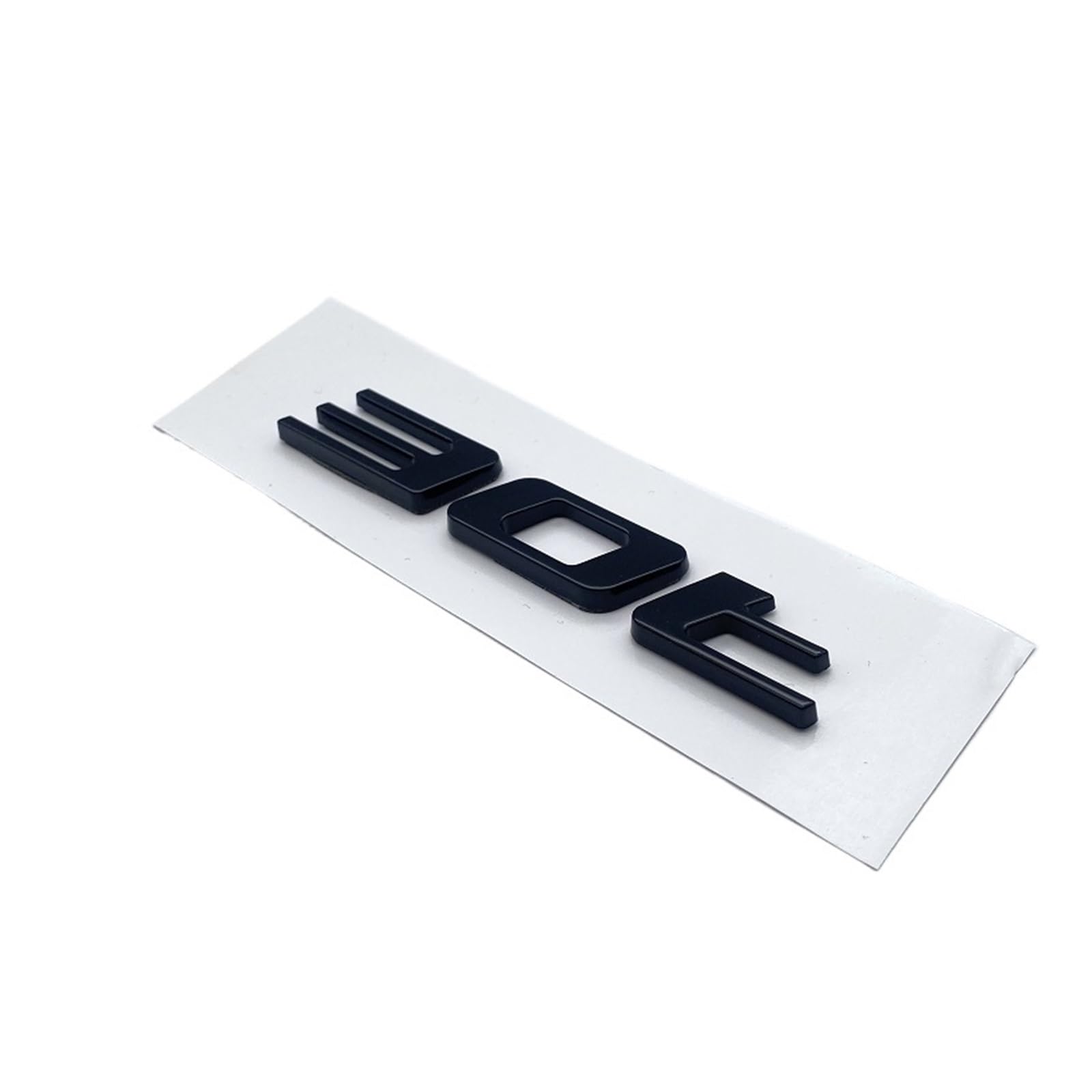 Letter Emblem Chrome Glossy Black ABS 3.0 5.0 V6 V8 20T 25T 30T 35T Fit for Jaguar XJ F-Type F-PACE E-PACE Badge Trunk Logo(Glossy Black 30T)