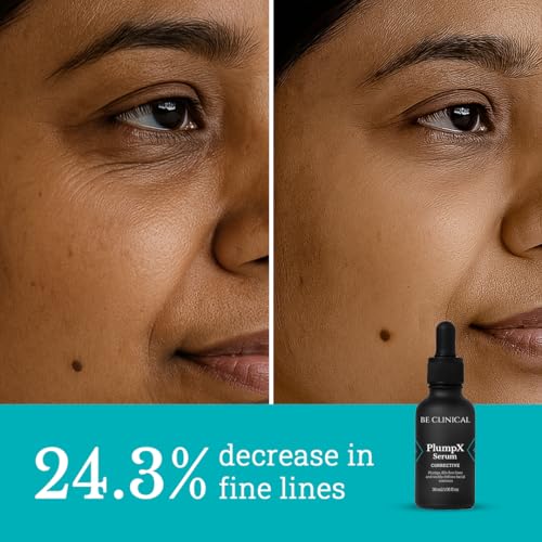Image of Be Clinical PlumpX Serum | Hyaluronic Acid | Reduces Fine Lines, Reduces Sagging, Visibly Plumps Skin, Brightens Skin | All Skin Type | 30ml