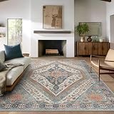 Bavni 8×10 Ultra-Thin Washable Chenille Rug