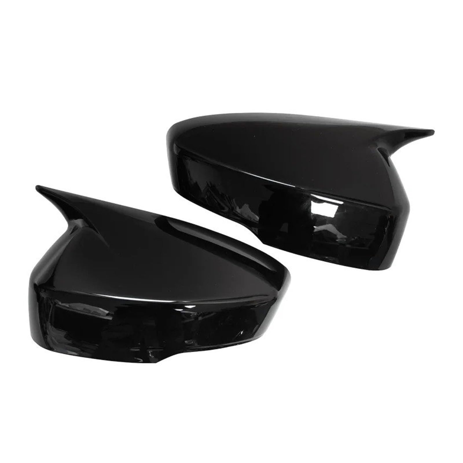 Rearview Mirror Cover Cap for Mitsubishi for Eclipse for Cross 2018-2023 Side Door Rearview Mirror Cover Cap Trim Shell Sticker(Gloss Black)