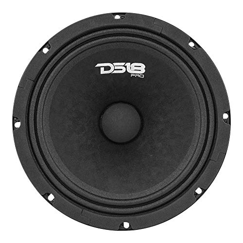 DS18 PRO-GM8.4 Loudspeaker - 8", Midrange, Black Steel Basket, 580W Max, 190W RMS, 4 Ohms - Premium Quality Audio Door Speakers for Car or Truck Stereo Sound System (1 Speaker) by DS18 - Image 3