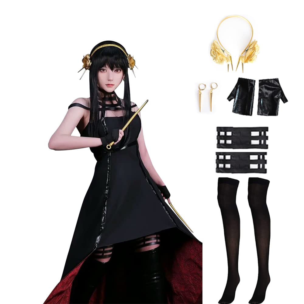 Grojimts Disfraz de anime SPY×FAMILY para cosplay, conjunto completo de uniforme de Halloween para mujeres y niñas