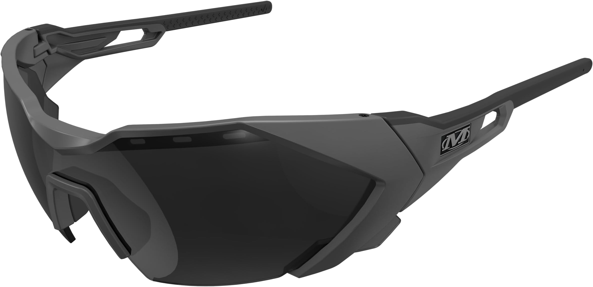 Vision Type-E Safety Glasses with Advanced Anti Fog, Scratch Resistant, Grey Half Framed Protective Eyewear, Lightweight, Adjustable Arms and Nose, For Outdoor Use (Smoke Lens)