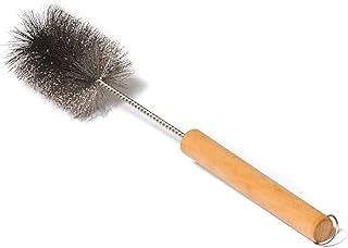 Wood Burning Stove Brush Tent Wood Burning Stove Pipe Stainless Steel Brush Diameter Wire Brush for Cleaning Chimney Pipes (2.5Inch)