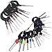 BingSnow 26Pcs Terminals Removal Tools for Car Auto Electrical Wiring Crimp Connector Pin Extractor Puller Repair Remover Key Tools Set for Most Connector Terminal