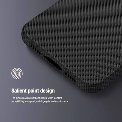Image of iPhone 14 Case | Frosted Silicone with Metal Ring Camera & Button Protection | Slim & Shockproof | Matte Grip Apple iPhone 14 Cover - Black
