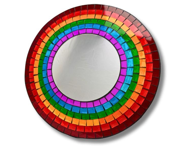 Idée cadeau unique pour crémaillère avec un miroir arc-en-ciel