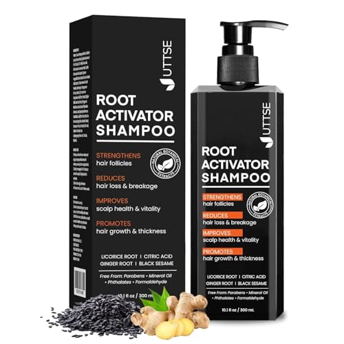 Root Activator Shampoo for Men: Hair Growth Shampoo for Hair Loss and Thinning Hair
