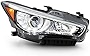 ACANII - For 2014-2022 Infiniti Q50 w/o AFS OE Style LED DRL Projector Headlight Headlamp Replacement RH Passenger Side