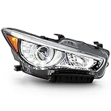 Top 10 Best Q50 Custom Headlights Reviews & Comparison 5 ACANII - For 2014-2022 Infiniti Q50 w/o AFS OE Style LED DRL Projector Headlight Headlamp Replacement RH Passenger Side