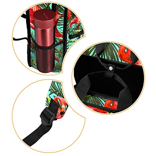 Sac à dos garçons motif tropical vert idéal pour sorties