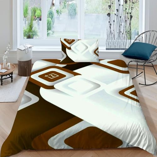 Jeu de drap enfants microfibres blocs en trois dimensions 135x200cm